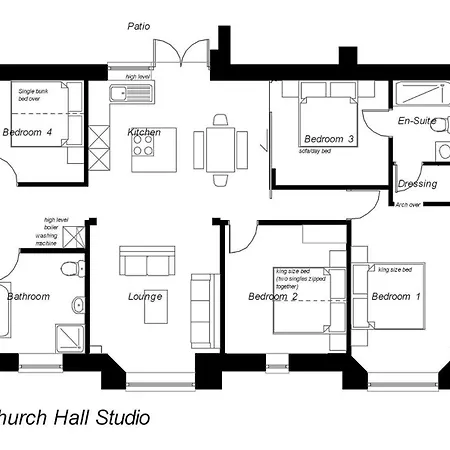 Holiday home Church Hall & Secret Garden Hideaway At Summer Hills Whitby